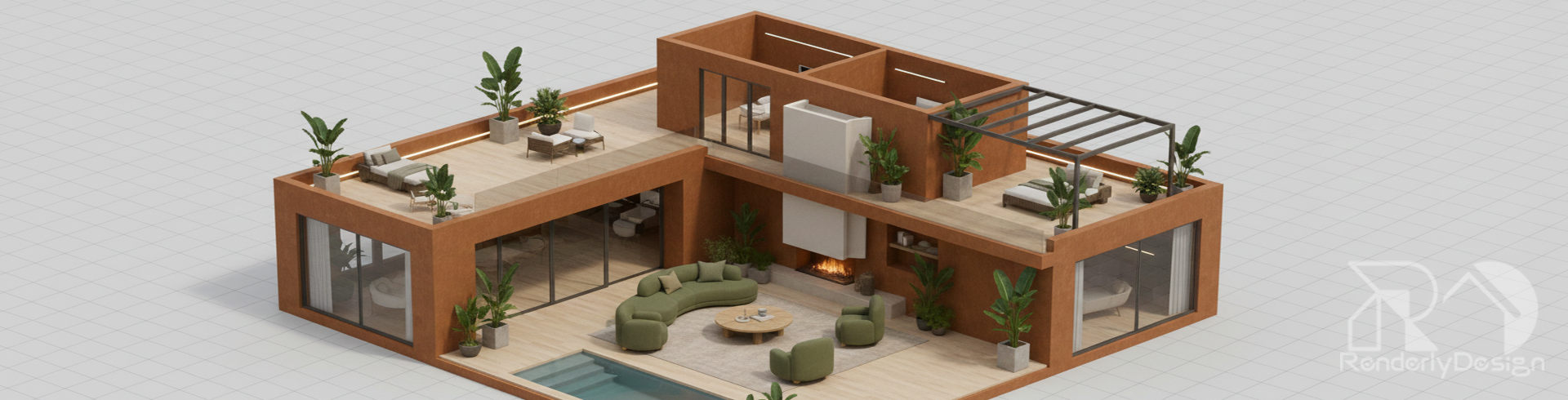 3D Floor Plan Services - Renderly Design